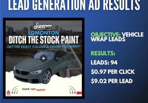 Automotive Paid Social Media Lead Generation Ad