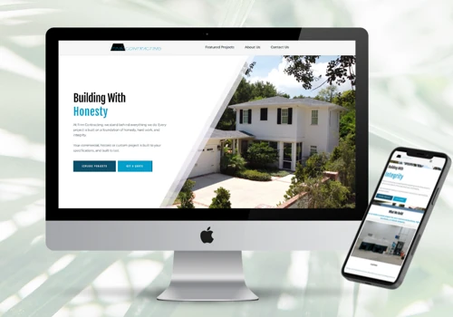Web Design & Development for Custom Contractor