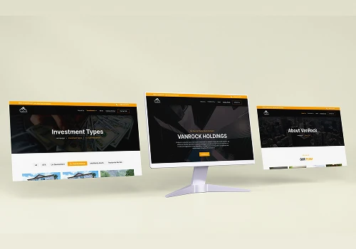 Financial Website for VanRock Holdings
