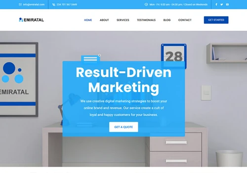 Emiratal Digital Marketing Website