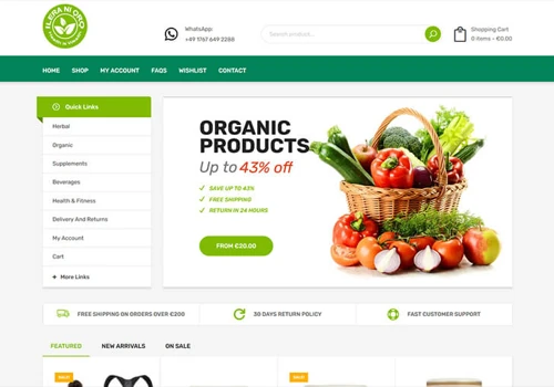 Ilera Ni Ọrọ Ecommerce Store