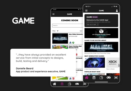 GAME Reward App