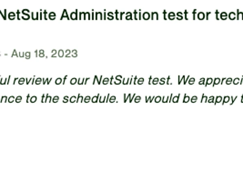 Review questions for a NetSuite Administration