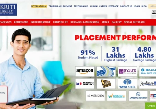 Sanskriti University Website
