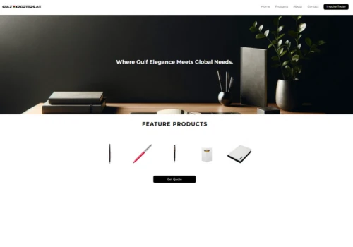 Gulf Exporters - B2B Marketplace Website