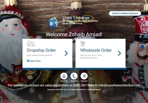 An online wholesale platform designed for supplier