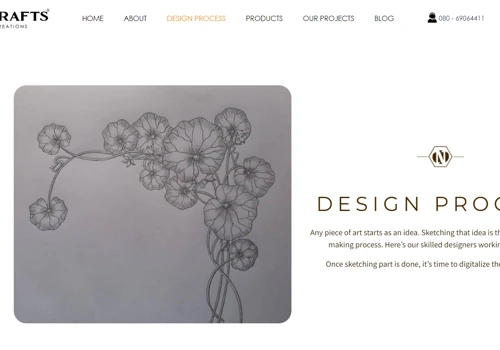 Laiton Crafts Corporate Website