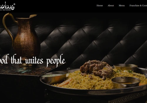Barkaas's Restaurant Website
