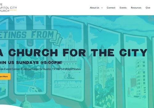 Capitol City Church Austin Texas Web Development