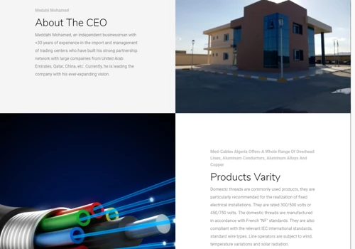 Med-Cables - The Biggest cable manufacturer and exporter in West Algeria
