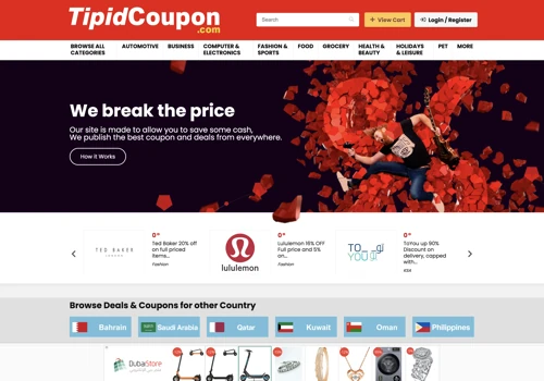 TipidCoupon.com (Deals, Directory, Affiliate Site)