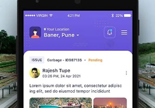 A socio civic digital application