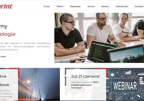Redesign of Sprint SA Corporate Website