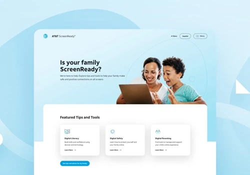 AT&T ScreenReady Website Design & Development