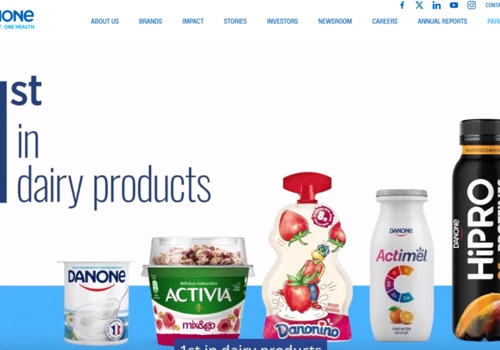 Online Store for Danone