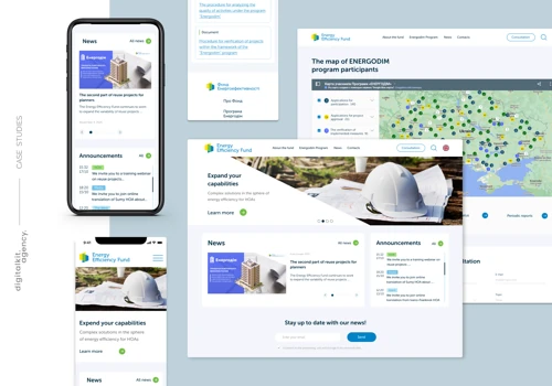 UX/UI redesign for energy efficiency fund