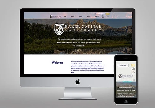 Baker Capital Management Web Design