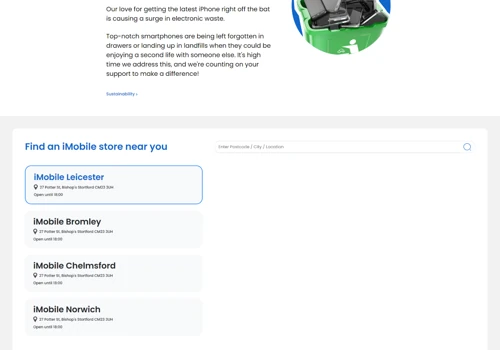 iMobile | Website development
