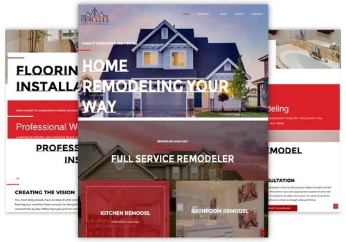 Home Remodeling Contractor Website Design