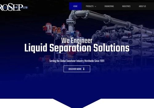 Web Re-Design for Engineering Company in Roscoe IL