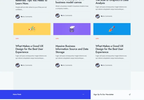 A responsive company blog built on wordpress