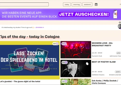Rausgegangen Web development