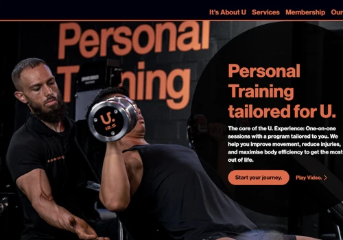 U. Personal Training Website Creation & Video