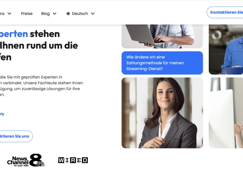 Instant expert support marketplace across consumer
