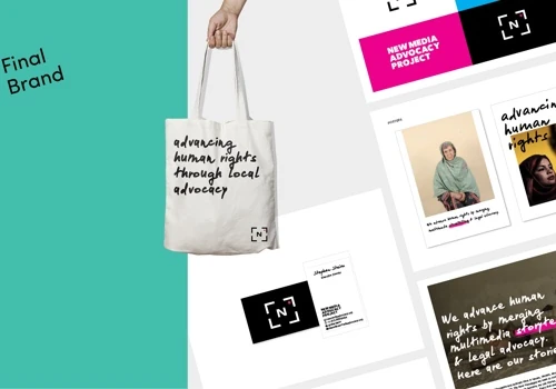 New Media Advocacy Project Rebrand + Web Design