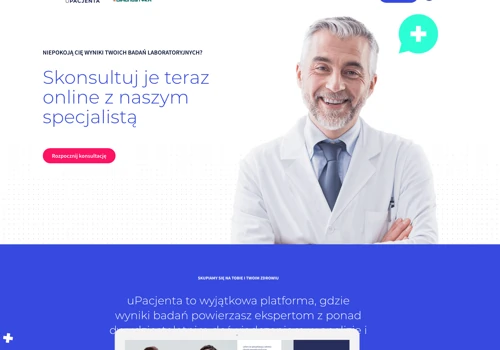 A health sector startup web app