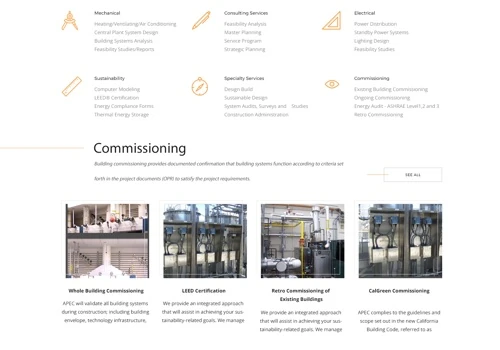 APEC Landing Page