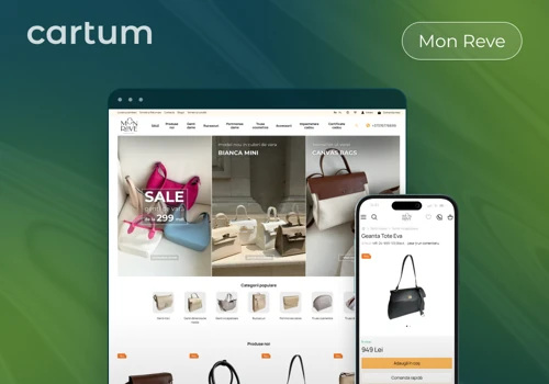 Online store for women's accessories Mon Rêve
