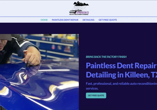 Enhanced Web Design & Tech for Auto Reconditioning