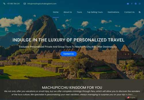 Project with Machu Picchu Kingdom