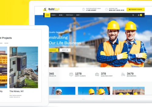 Website for a Construction Company