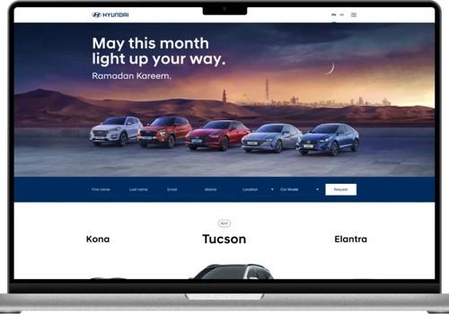 Promo site for Hyundai