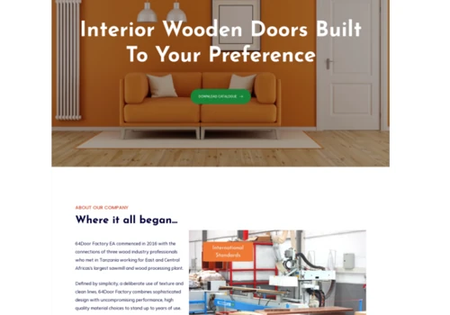 64Door Factory Website Design