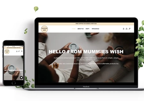 Mummies Wish Ecommerce Website