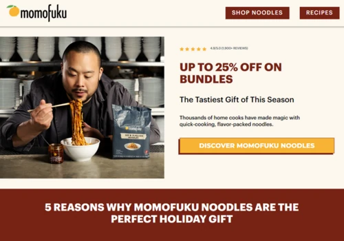 Landing Page For MomoKufu On Shopify With Replo