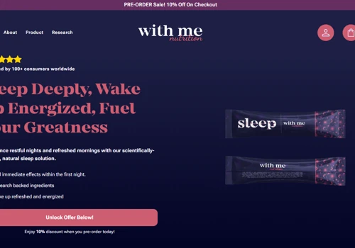 WithMe Nutrition Shopify Development With Replo