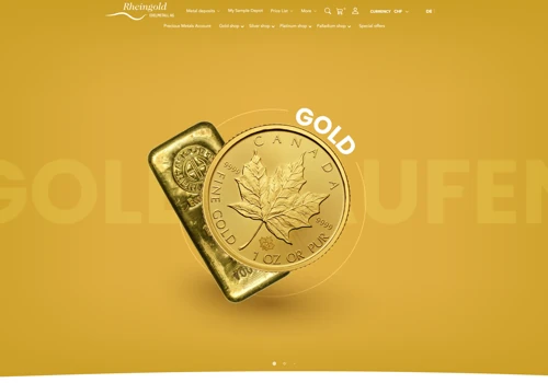 Rheingold Edelmetall AG Website Development