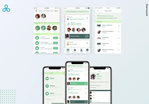 Car Pool App for Kids and Parents