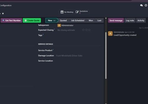 Auto Glass Force — Odoo 19 ERP Implementation