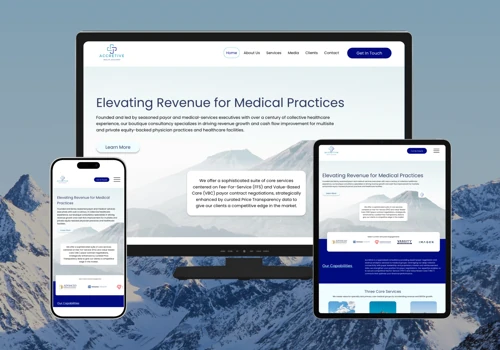Accretive Health Advisors Website Design