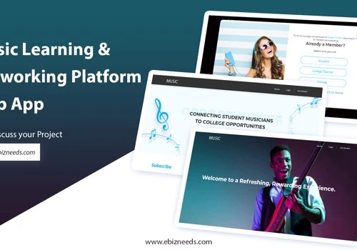 Music Learning & Networking Platform Web App