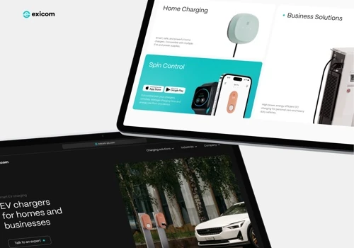 Revamped website for top EV charger maker