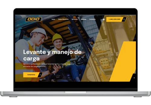 Web Redesign for Montacargas Odio