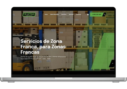 Web Redesign for CR Lifting Services
