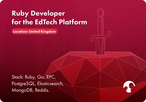 Ruby Developer for the EdTech Platform