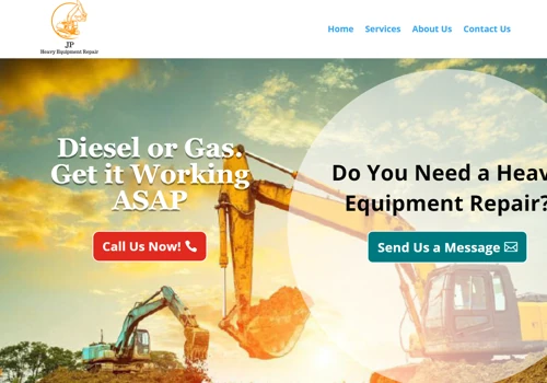Web Design for a Heavy Equipment Repair Business